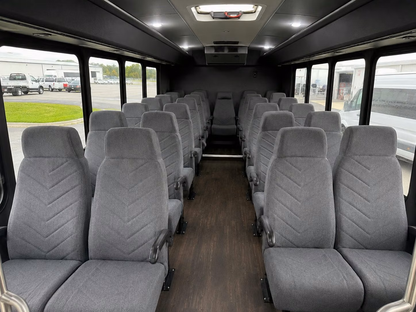 15 passenger minibus interior