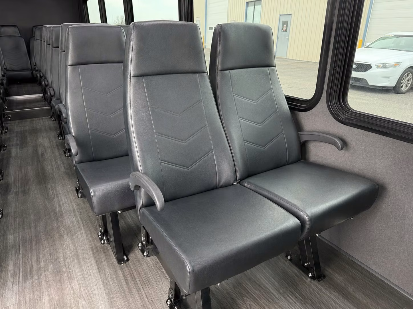 18 passenger minibus interior