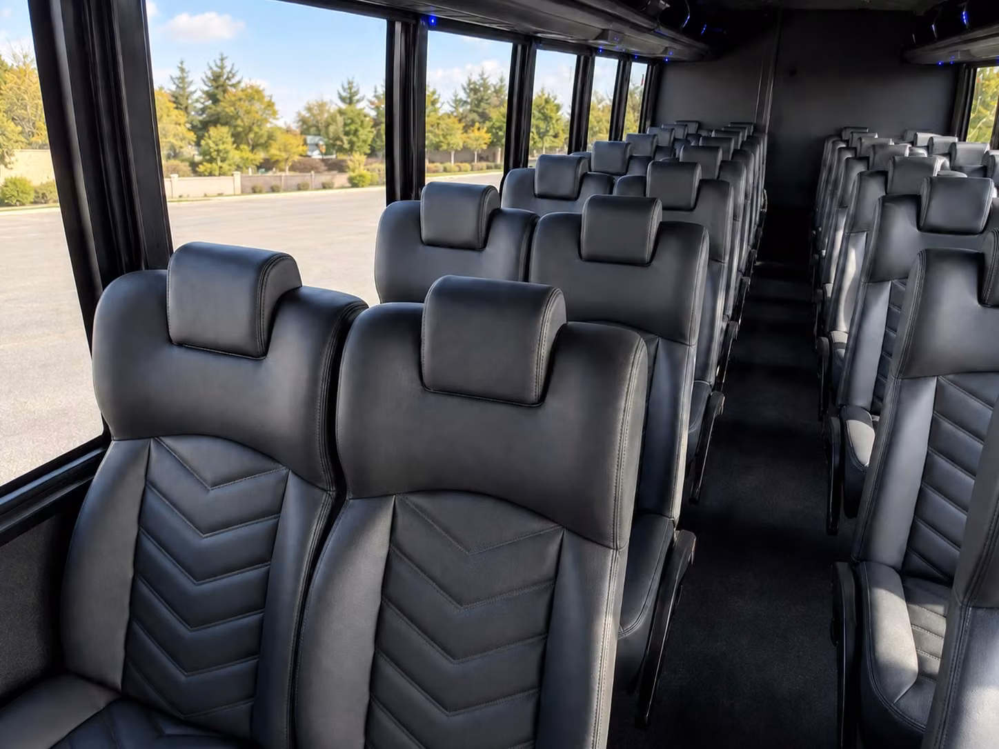 20 passenger minibus interior