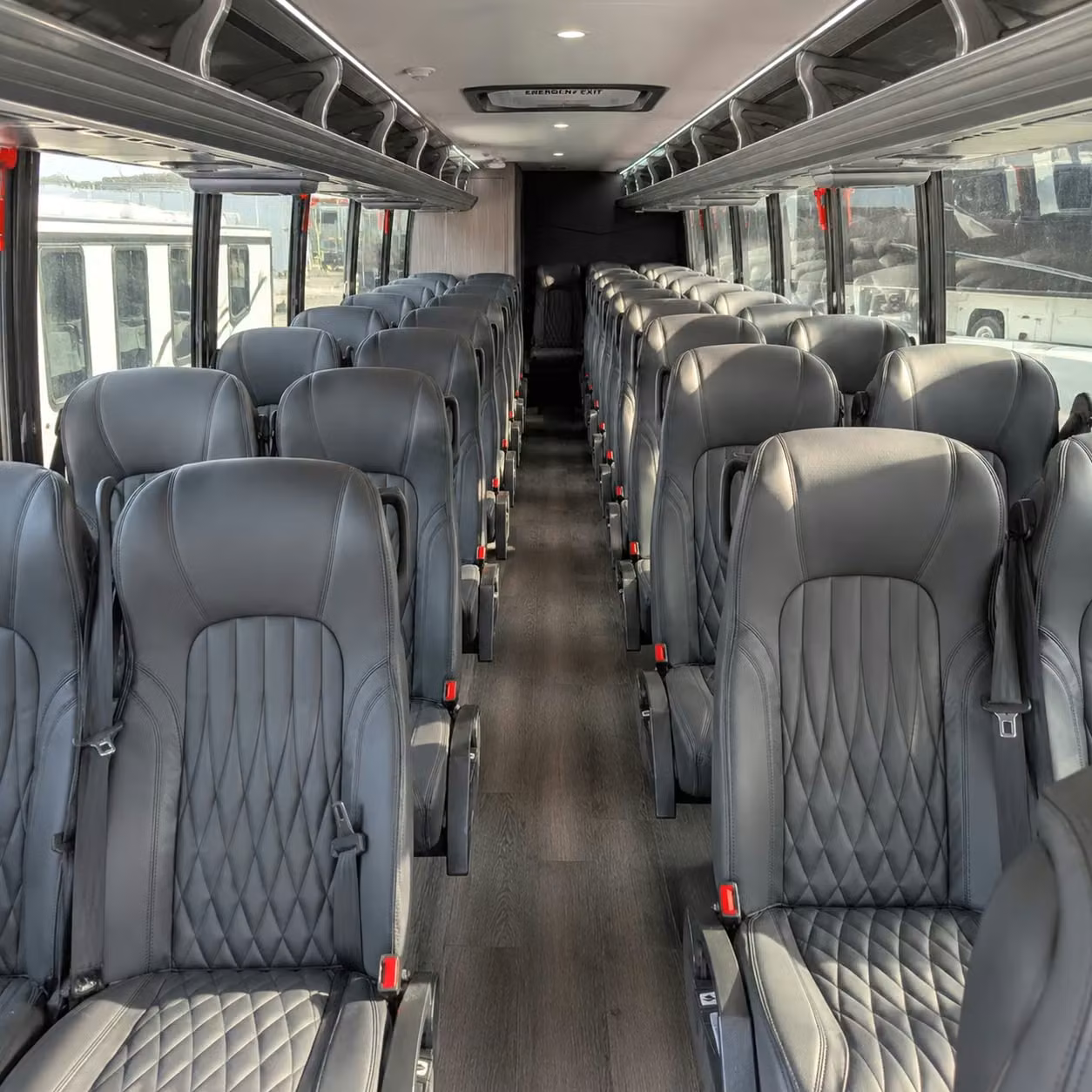 25 passenger minibus interior