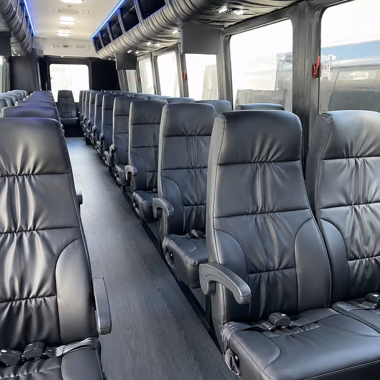 28 passenger minibus interior