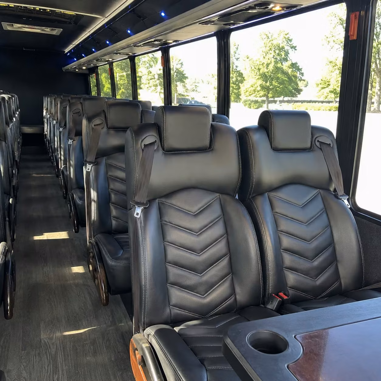 30 passenger minibus interior
