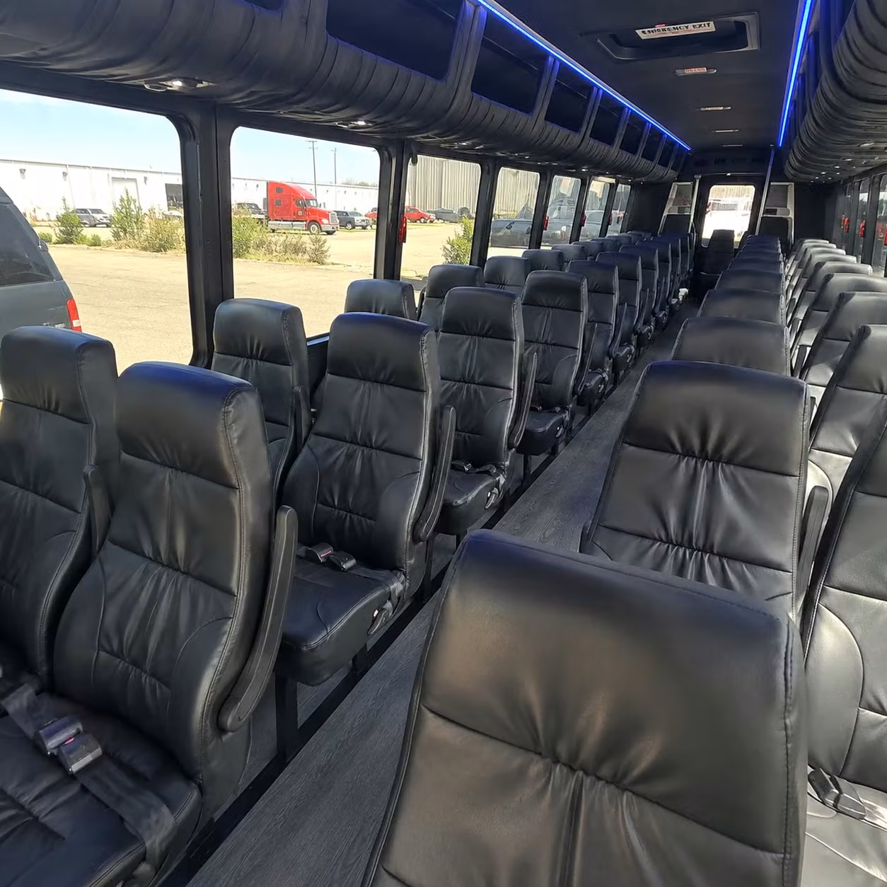 35 passenger minibus interior