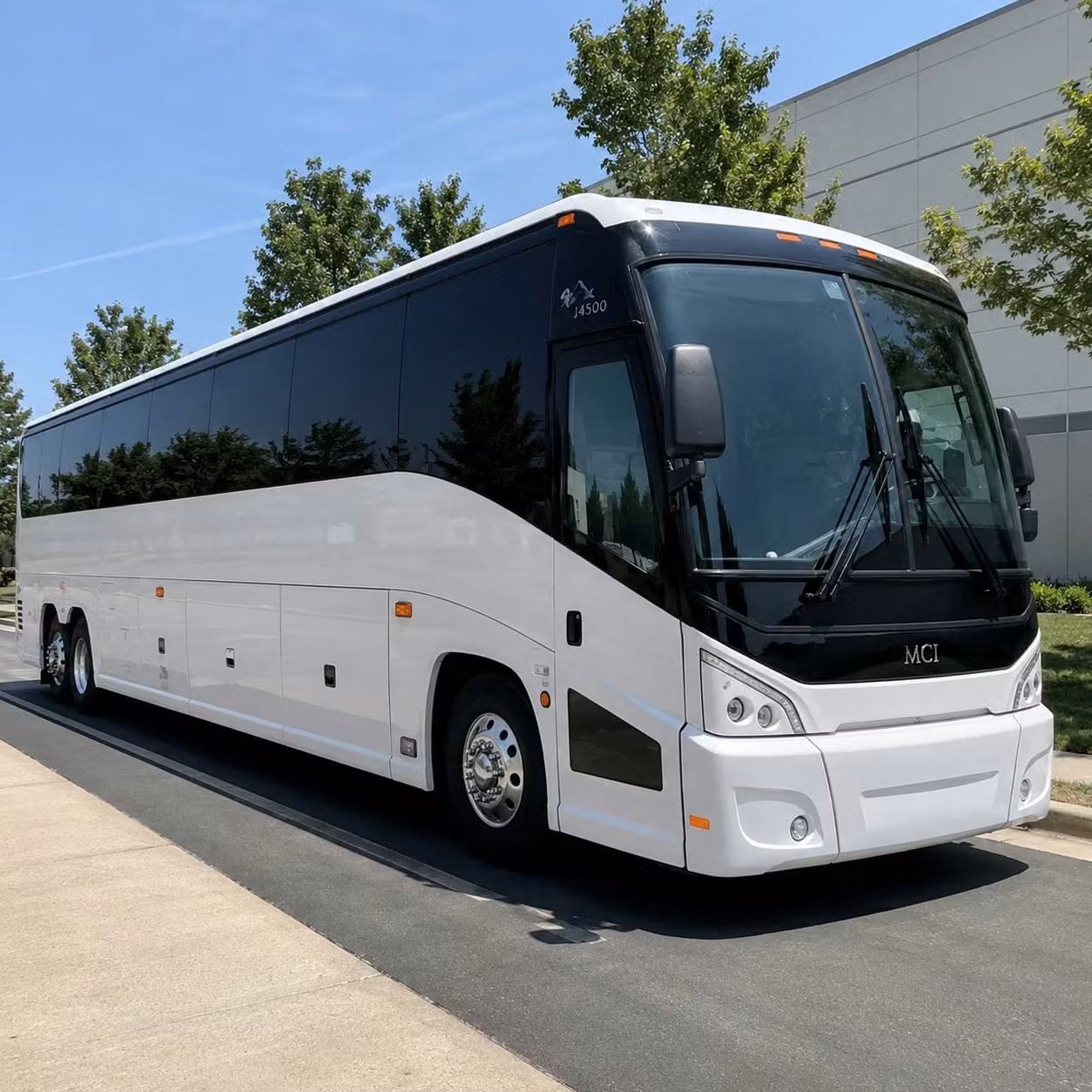 amarillo charter bus rental exterior