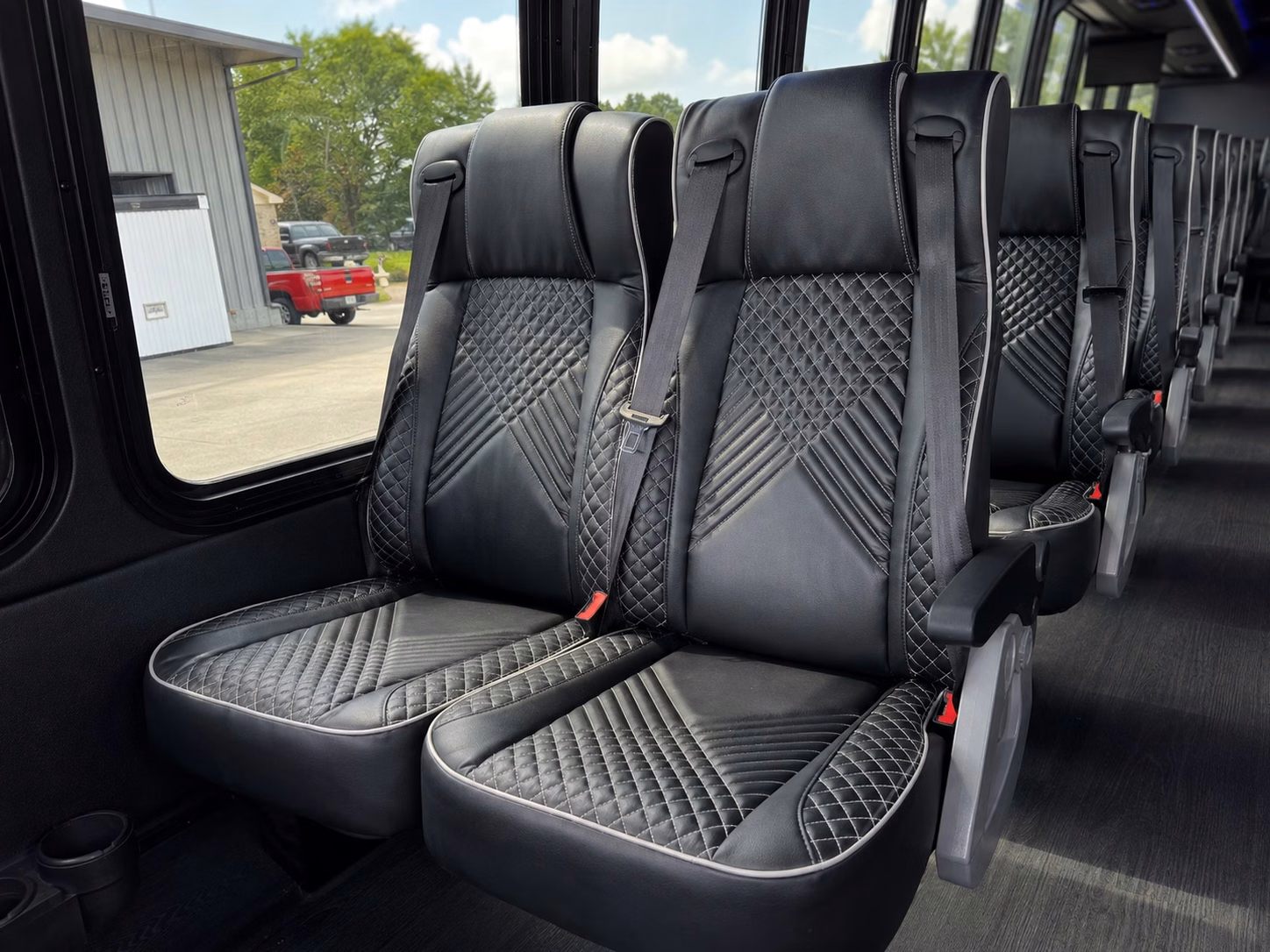 amarillo charter bus rental interior