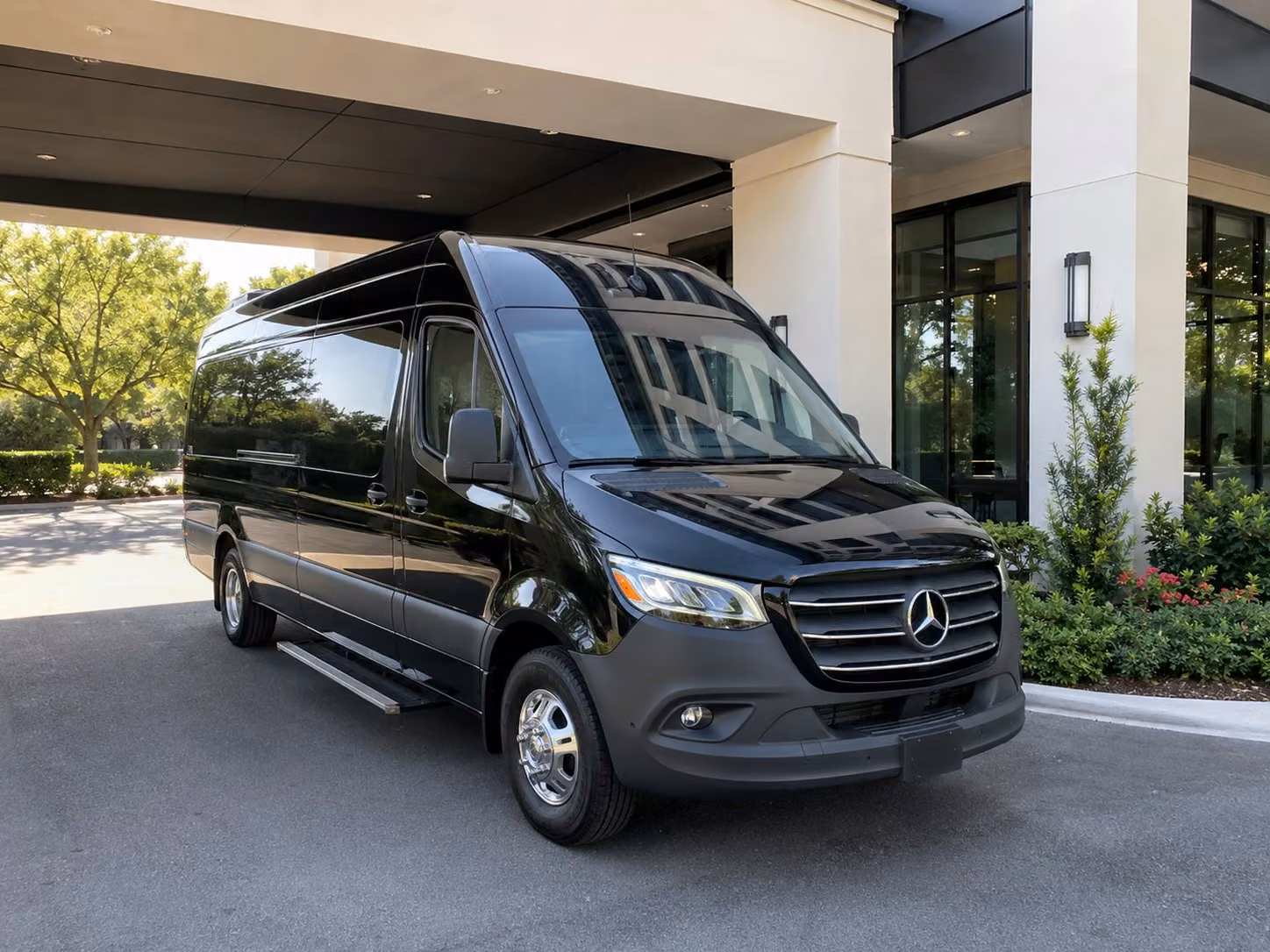 sprinter van with driver